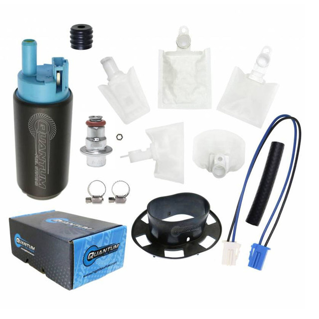 Quantum Fuel Systems 255LPH In-Tank EFI Performance Fuel Pump w/ Fuel Pressure Regulator, Tank Seal, Strainer for the Honda NT700V '10-11 Quantum Fuel Systems 255LPH In-Tank EFI Performance Fuel Pump w/ Fuel Pressure Regulator, Tank Seal, Strainer for the Honda NT700V '10-11